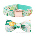 Ajustable Dog Collars Rose Dog Nylon Cotton Collar